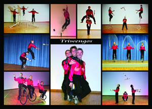 Triwengos - Rad und Jonglage Show